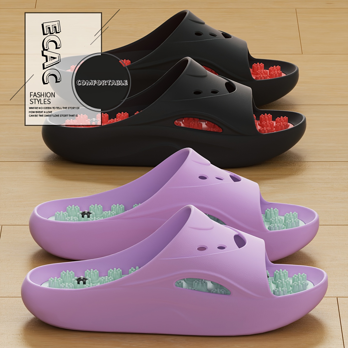 Water Shoes - Ciabatte Massaggianti in EVA per Uomo