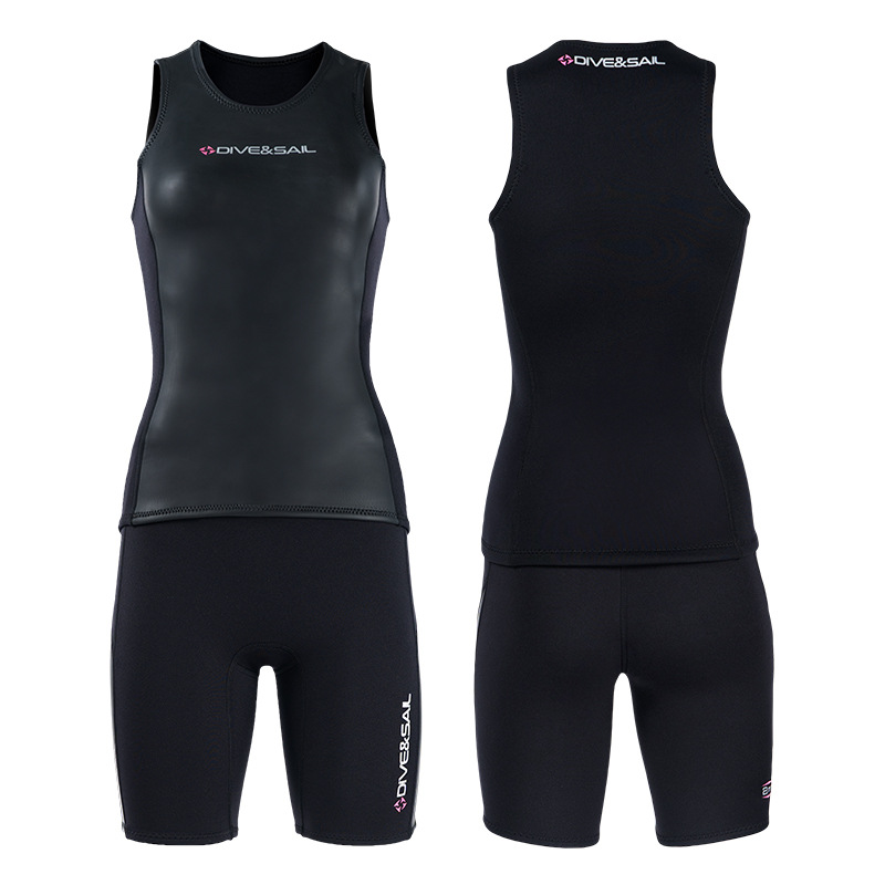 Wetsuit Men - Gilet in Neoprene e Pelle da