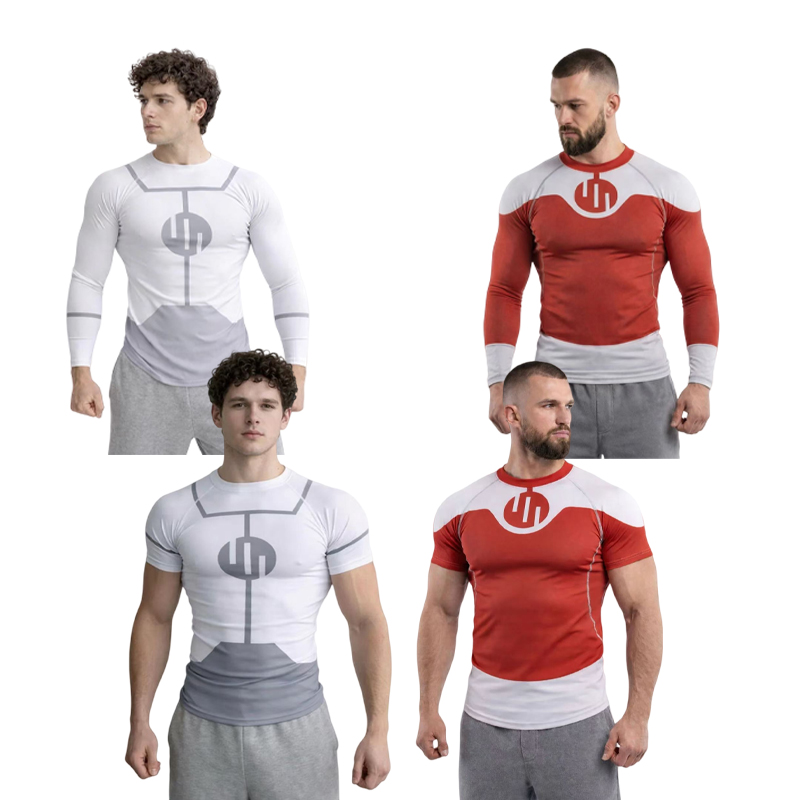 Rash Guard - Maglietta Rash Guard Invincibile per Cosplay,