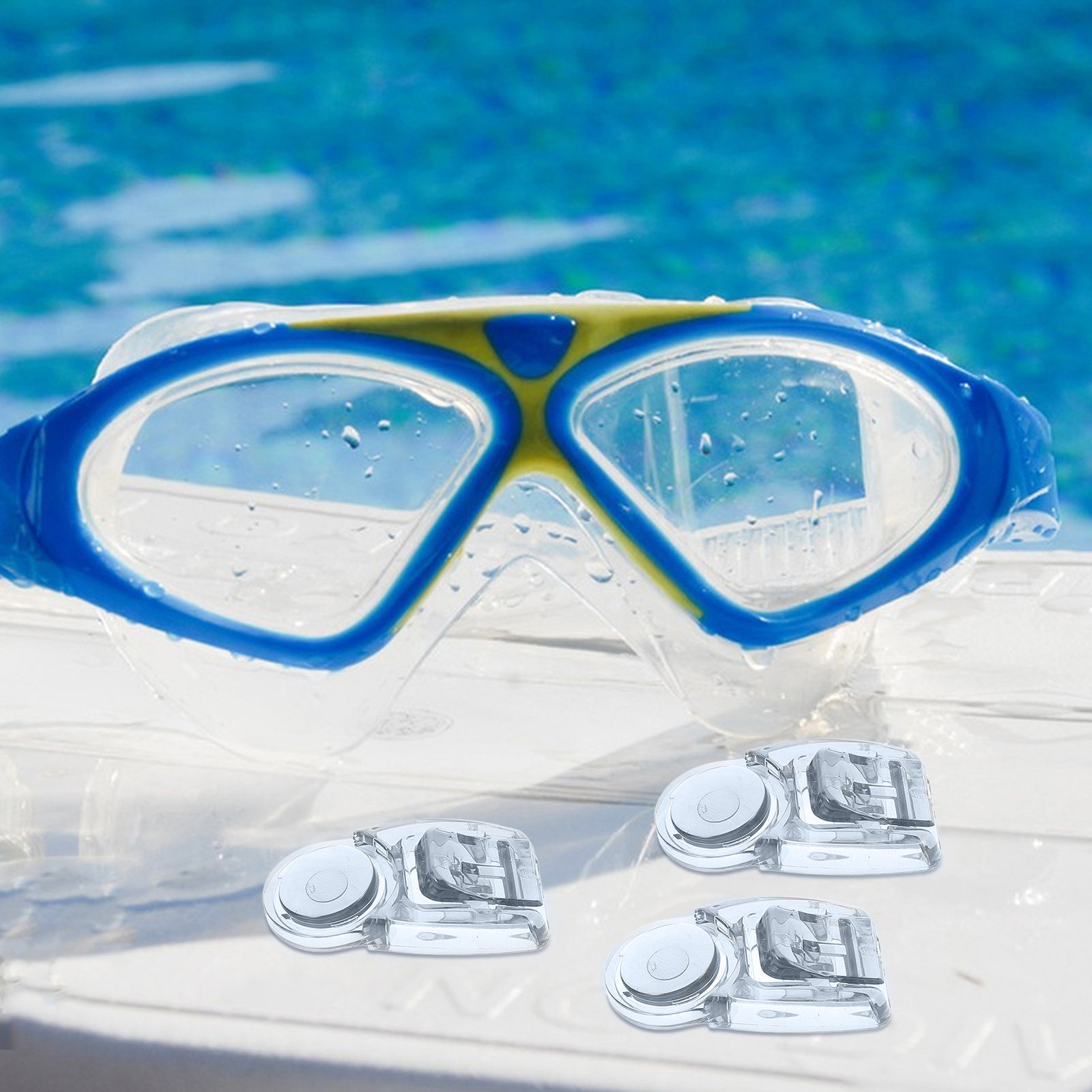 Goggles Swim - 4 pezzi di fibbie universali per