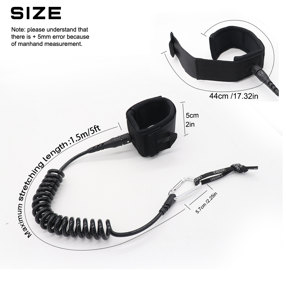 UICE Leash da Surf 5FT 5MM, Co - Surfboard Leash recensione e prezzo