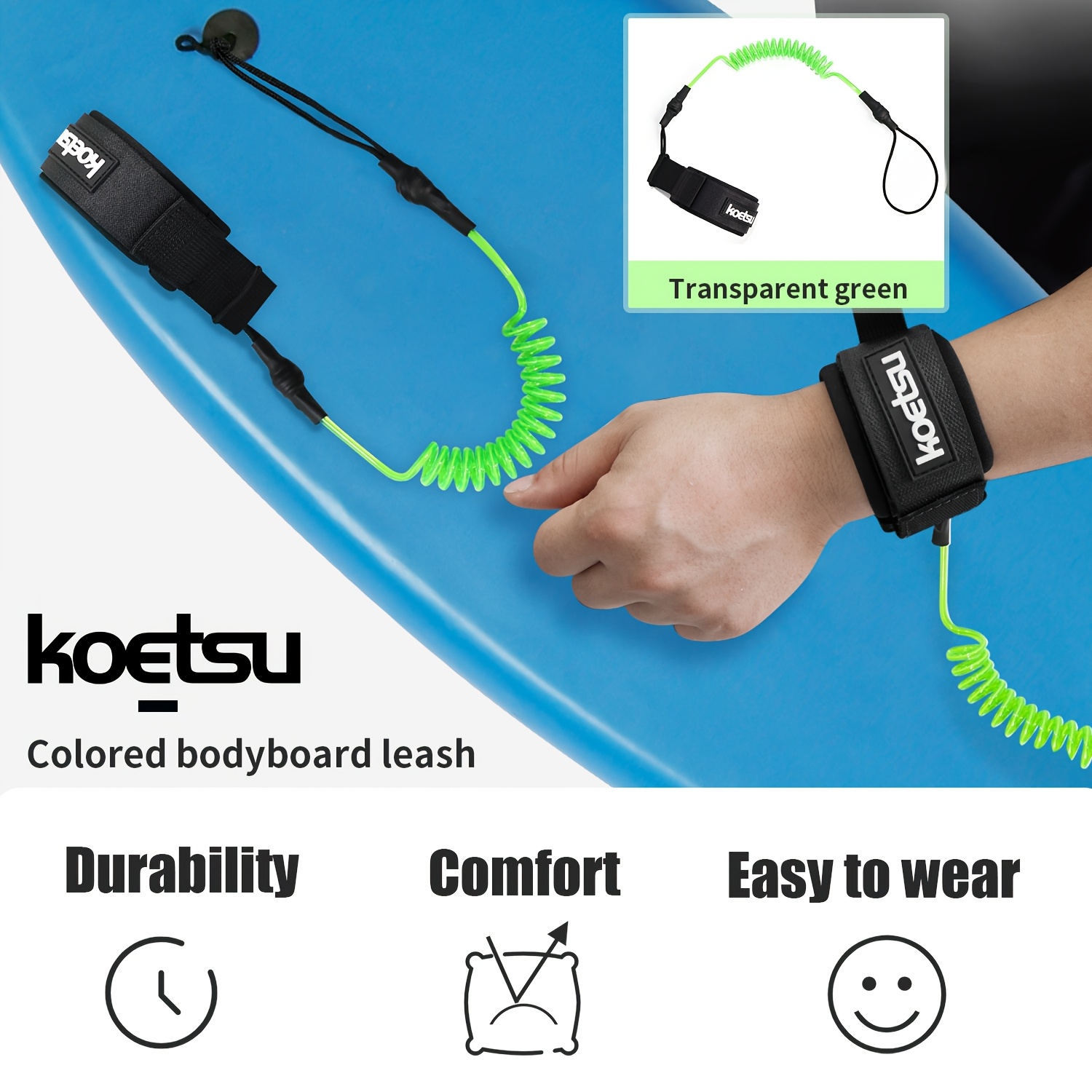 KOETSU Leash per Bodyboard, Le - Surfboard Leash recensione e prezzo