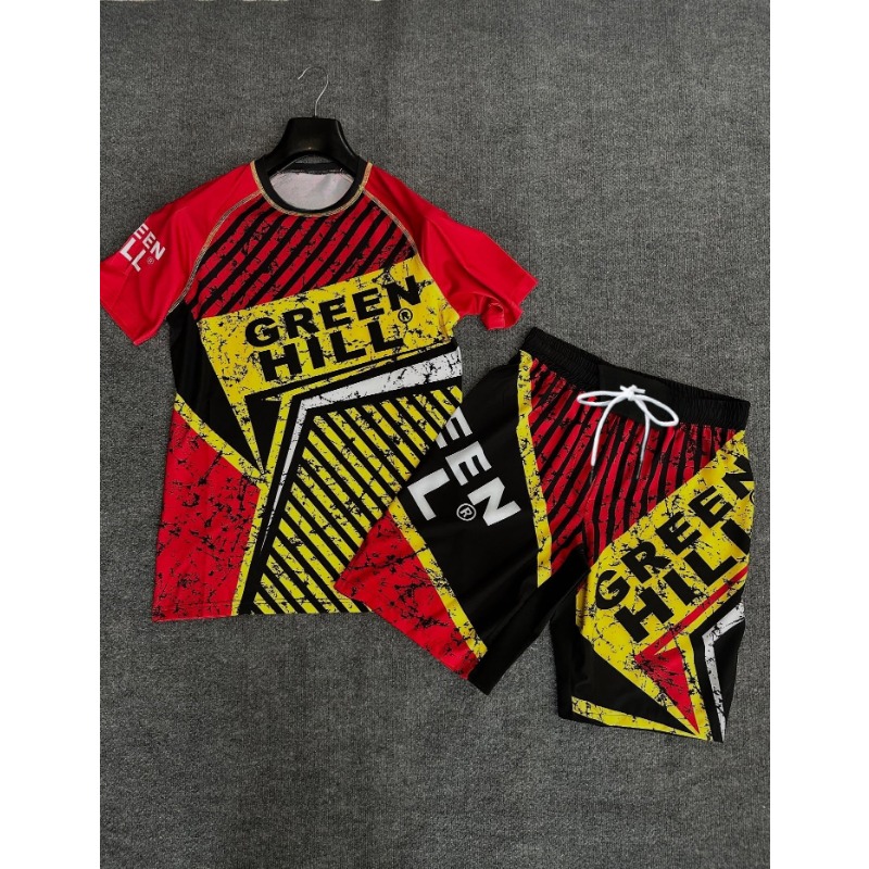 Completo Set MMA Hardcore Gree - Rash Guard recensione e prezzo