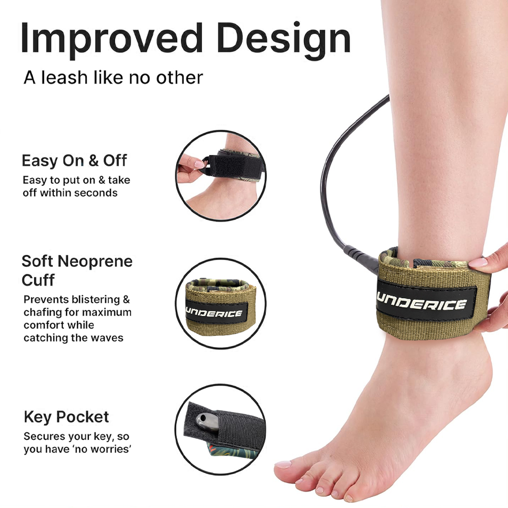 UICE Leash per Tavola da Surf  - Surfboard Leash recensione e prezzo
