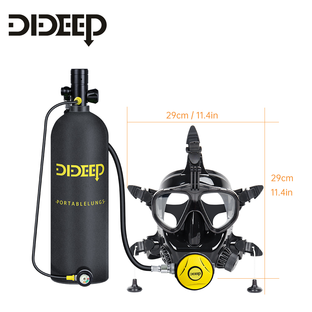 DIDEEP CE DOT Bombola d'Aria S - Diving Mask recensione e prezzo