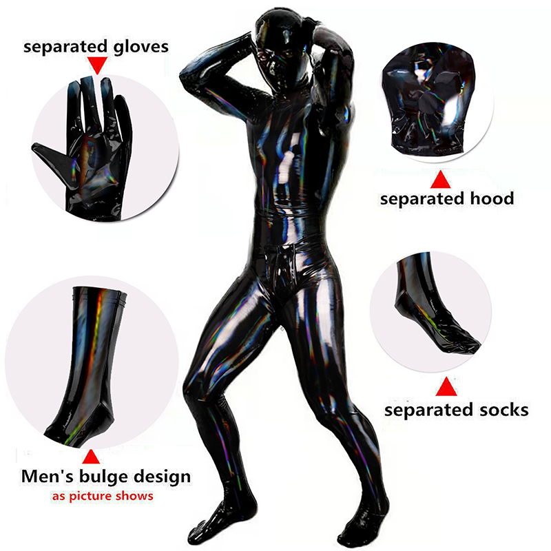 Mens Sexy PVC Pelle Catsuit La - Wetsuit Men recensione e prezzo